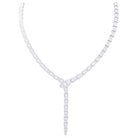 Bulgari-Bulgari „Serpenti Viper“-Halskette aus Weißgold, Diamanten.-Andere