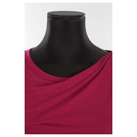 Louis Vuitton-Wool dress-Dark red