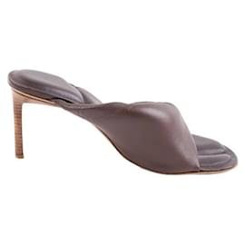 Jacquemus-Leather Heels-Brown
