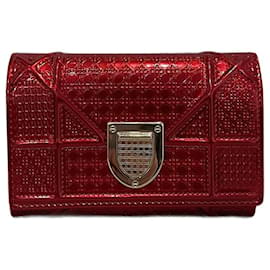 Dior-DIOR  Wallets T.  Patent leather-Red