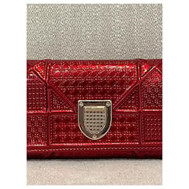 Dior-DIOR  Wallets T.  Patent leather-Red