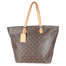 Louis Vuitton-Tela monogramma Louis Vuitton tutto in MM-Marrone