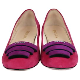 Prada-Prada Fuchsia/Purple Ballet Flats-Purple