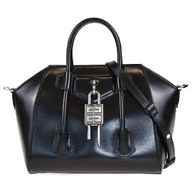 Bolsa preta Mini Antigona Lock da Givenchy Preto