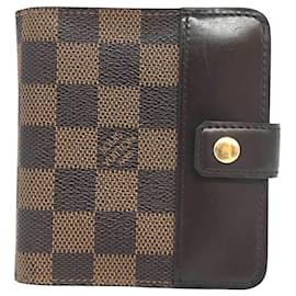 Louis Vuitton-Zip Louis Vuitton Compact-Marrone