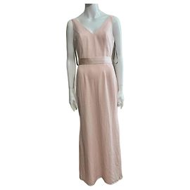 Vera Wang Robe de soirée rose pâle Rose