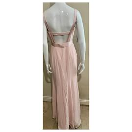 Vera Wang-Pale pink evening dress-Pink