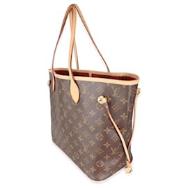 Louis Vuitton-Lona Monogram de Louis Vuitton Neverfull Mm-Castaño