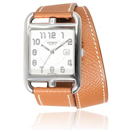 Hermès-Relógio unissex Hermès Cape Cod CC2.710 em aço inoxidável-Outro