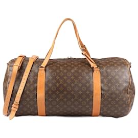 Louis Vuitton-Louis Vuitton Monogram Sac Polochon Travel Bag M41222-Brown