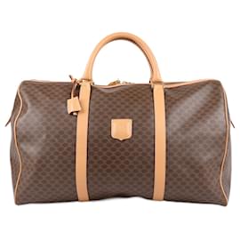 Céline-Bolsa de viaje Celine Macadam Boston-Castaño