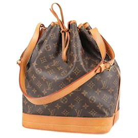 Louis Vuitton-Louis Vuitton Monogram Noe Shoulder Bag M42224-Brown