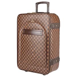 Louis Vuitton-Louis Vuitton Damier Suitcase Pégase 60 Travel Bag N23255-Brown