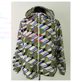 Gucci-NYLON JACKET WITH PIXEL PRINT BY GUCCI SIZE 46 NEW-Multiple colors