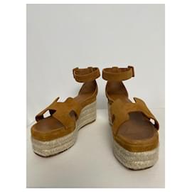 Hermès-Sandals-Camel