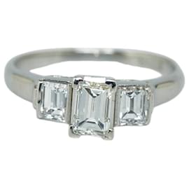 & Other Stories-Pm850 Diamond Ring 11.5 Size in Great Condition-Silvery