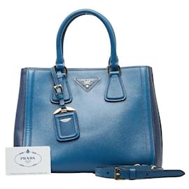 Prada-Prada Saffiano Lux Galleria Tote Leather Shoulder Bag BN2608 in Good condition-Other