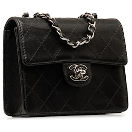 Chanel-Chanel CC Caviar Mini Classic Crossbody Bag Sac à bandoulière en cuir en bon état-Autre