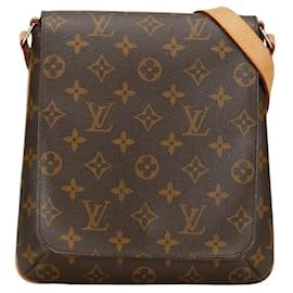 Louis Vuitton-Bolso de hombro de lona Louis Vuitton Musette Salsa M51258 en buen estado-Otro