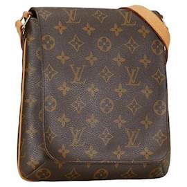 Louis Vuitton-Bolso de hombro de lona Louis Vuitton Musette Salsa M51258 en buen estado-Otro