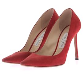 Jimmy Choo-JIMMY CHOO Pumps T.EU 38 Wildleder-Rot