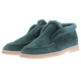 LORO PIANA  Ankle boots T.EU 38 Suede Blue