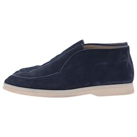 Loro Piana-LORO PIANA  Ankle boots T.EU 38.5 Suede-Blue