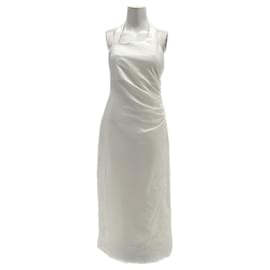 Autre Marque-NON SIGNE / UNSIGNED  Dresses T.International S Linen-White