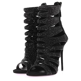 Giuseppe Zanotti-GIUSEPPE ZANOTTI  Sandals T.EU 38.5 Leather-Black