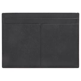 Céline-Black branded leather card case-Other