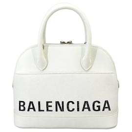 Balenciaga-Balenciaga Ville Top Handle-White