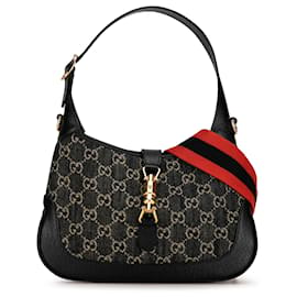 Gucci-Gucci Giacca in denim GG piccola nera 1961-Nero