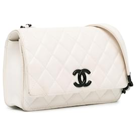 Chanel-Chanel White Caviar My Everything Wallet on Chain-White