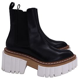 Stella Mc Cartney Botas Stella McCartney Emilie em couro sintético preto Preto