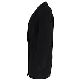 Theory-Theory Coat in Black Wool-Black