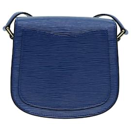 Louis Vuitton-Bolsa de ombro LOUIS VUITTON Epi Saint Cloud PM azul M52195 Autenticação de LV 73051-Azul