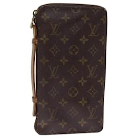 Louis Vuitton-LOUIS VUITTON Monogram Organizer De Voyage Travel Case M60120 LV Auth 71935-Monogram