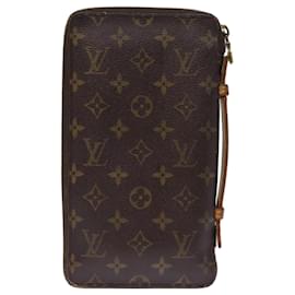 Louis Vuitton-LOUIS VUITTON Monogram Organizer De Voyage Travel Case M60120 LV Auth 71935-Monogram