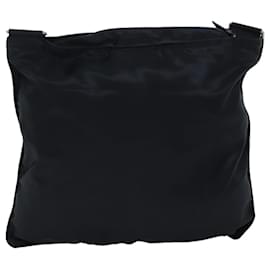 Prada-PRADA Shoulder Bag Nylon Black Auth bs13949-Black