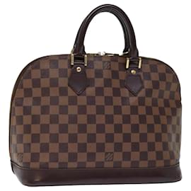 Louis Vuitton-LOUIS VUITTON Damier Ebene Alma Borsa a mano N51131 LV Auth 73402-Altro