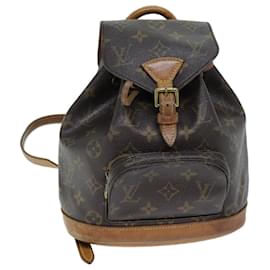 Louis Vuitton-Mochila LOUIS VUITTON con monograma Montsouris PM M51137 Autenticación LV 73063-Monograma