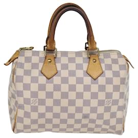 Louis Vuitton-Bolso de mano LOUIS VUITTON Damier Azur Speedy 25 N41534 LV Auth ep4152-Otro