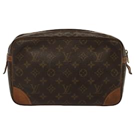 Louis Vuitton-LOUIS VUITTON Monogramma Compiegne 28 Pochette M51845 LV Auth 73002-Monogramma