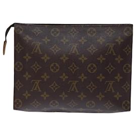 Louis Vuitton-LOUIS VUITTON Monogram Poche Toilette 26 Pouch M47542 LV Auth yk12108-Monogramma