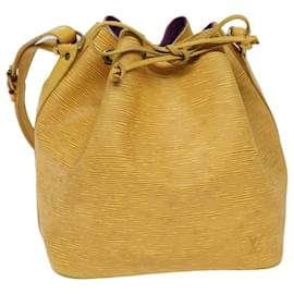 Louis Vuitton-LOUIS VUITTON Epi Petit Noe Borsa a tracolla Tassili Giallo M44109 LV Auth 73434-Altro