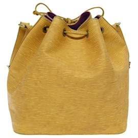 Louis Vuitton-Bolsa de ombro LOUIS VUITTON Epi Petit Noe Tassili Amarelo M44109 Autenticação de LV 73434-Outro