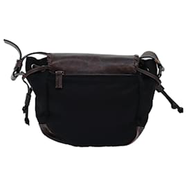 Prada-PRADA Shoulder Bag Leather Brown Auth 72118-Brown