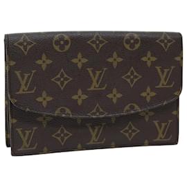 Louis Vuitton-Bolso de mano LOUIS VUITTON con monograma Pochette Rabat 20 M51935 LV Auth 71949-Monograma