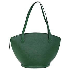 Louis Vuitton-LOUIS VUITTON Epi Saint Jacques Shopping Shoulder Bag Green M52264 Auth 73045-Green