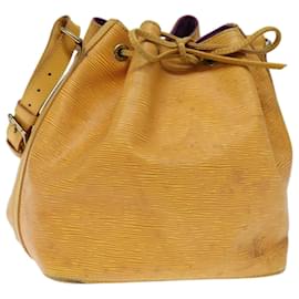 Louis Vuitton-Bolsa de ombro LOUIS VUITTON Epi Petit Noe Tassili Amarelo M44109 Autenticação de LV4842-Outro